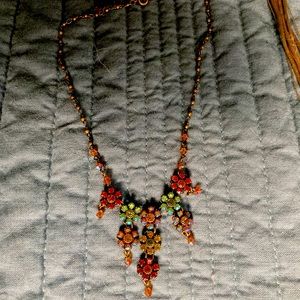 Swarovski gemstone. Picture does not do it justice. Just beautiful necklace